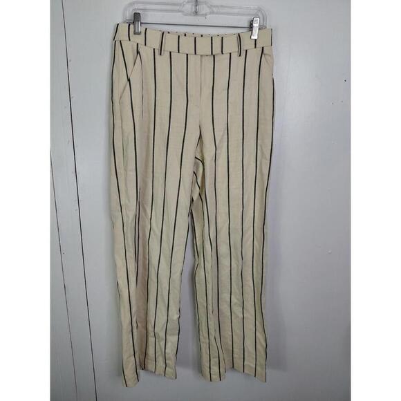 Express Pants Womens 6 Editor Relaxed Wide Leg Trousers Career Work Office - Picture 1 of 12
